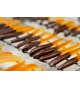 Piel de naranja con chocolate